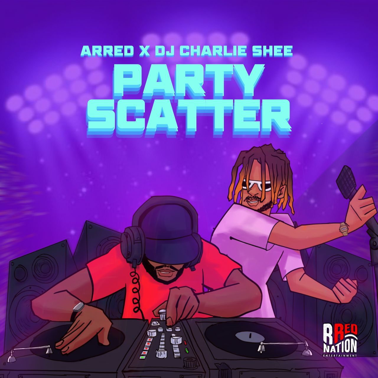 DJ Charlie Shee Arred Party Scatter