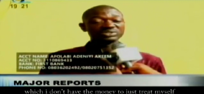 Mr Afolabi Adeniyi Calls Nigerians For Help